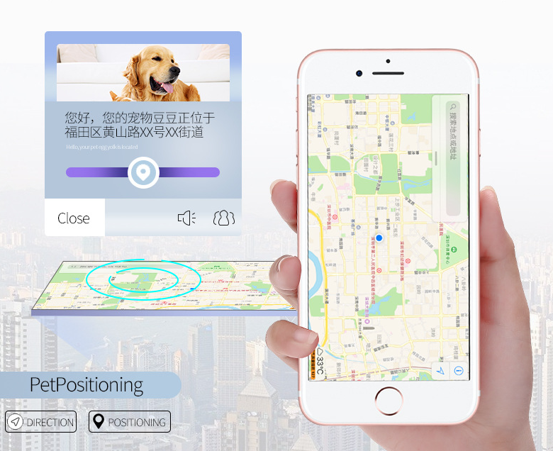 GPS Pet Tracking Collar