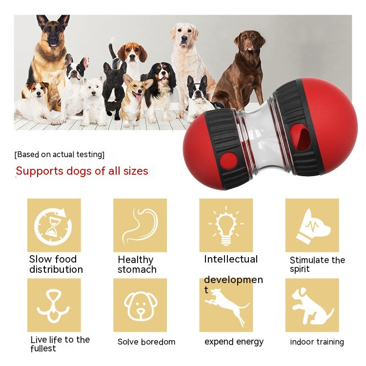 Food-Dispensing Tumbler Dog Toy