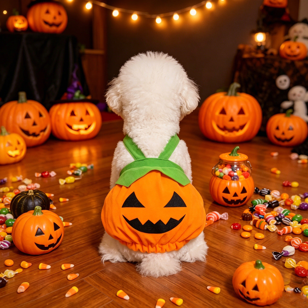 Pumpkin Pet Halloween Costume