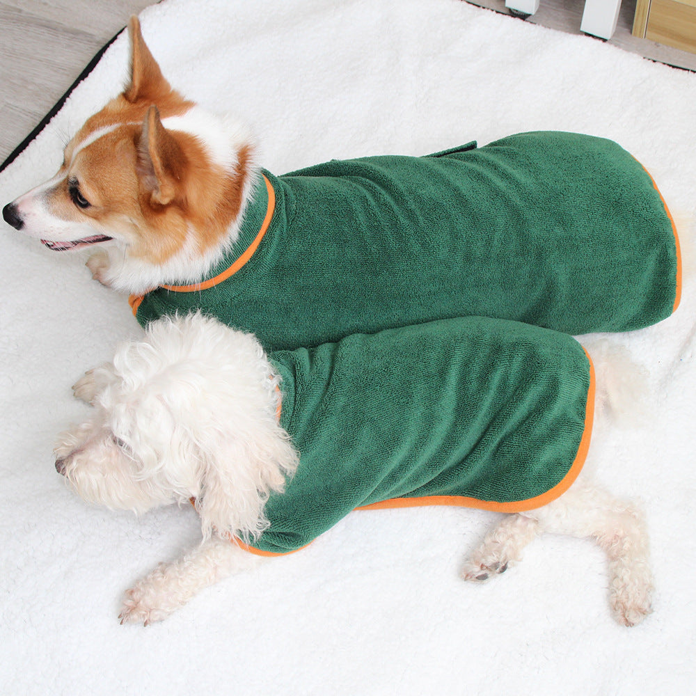 Microfiber Pet Bathrobe