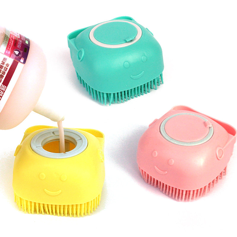 Silicone Pet Bath Massage Brush